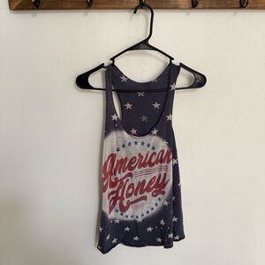 Alternative American Honey Patriotic Star Tank Top